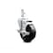 Service Caster 4 Inch Soft Rubber Wheel Swivel 3/4 Inch Square Stem Caster with Brake SCC SCC-SQ20S414-SRS-TLB-34 - alternate 1
